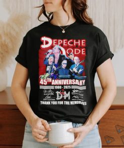 Depeche Mode 45th Anniversary Thank you for the memories T Shirt