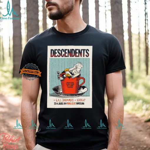 Descendents At Para lel 62 In Barcelona Spain On July 2024 Unisex T Shirt