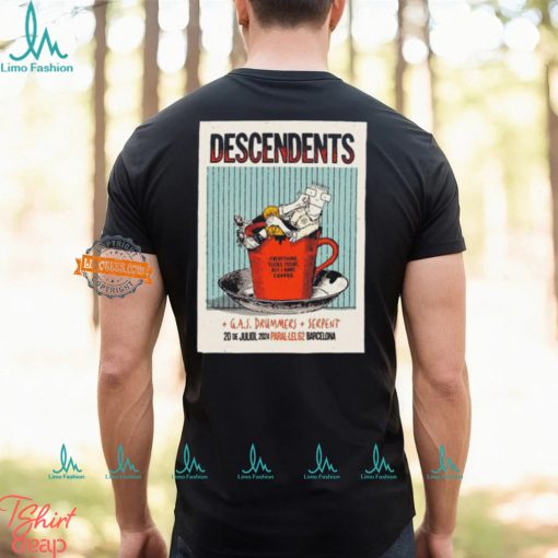 Descendents At Para lel 62 In Barcelona Spain On July 2024 Unisex T Shirt