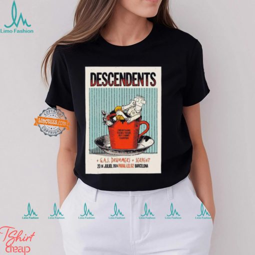 Descendents At Para lel 62 In Barcelona Spain On July 2024 Unisex T Shirt