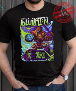 Design Blink 182 July 23, 2024 At Fenway Park Show Shirt