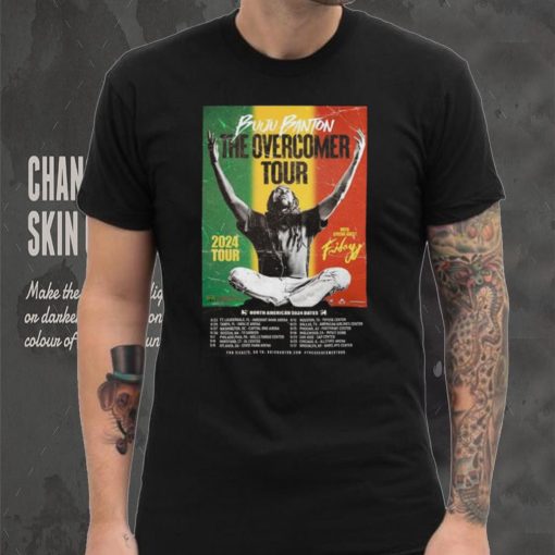 Design Buju Banton Concert 2024 Overcomer Tour Poster Shirt