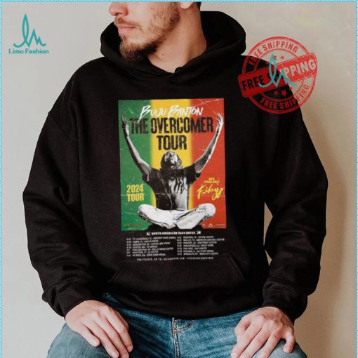 Design Buju Banton Concert 2024 Overcomer Tour Poster Shirt