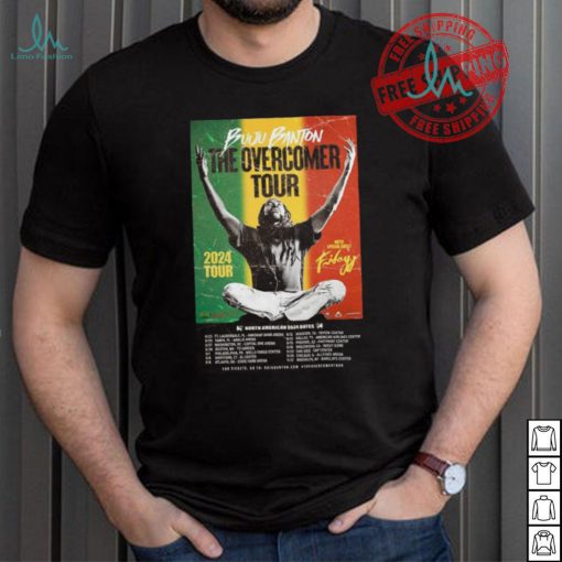 Design Buju Banton Concert 2024 Overcomer Tour Poster Shirt