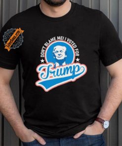 Design DonT Blame Me I Voted For Trump Usa Vintage Retro Shirt