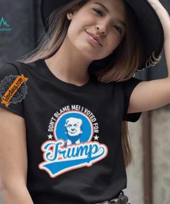 Design DonT Blame Me I Voted For Trump Usa Vintage Retro Shirt