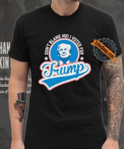 Design DonT Blame Me I Voted For Trump Usa Vintage Retro Shirt