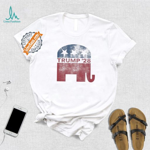 Design Donald Trump 2028 President Pro Trump Vintage Republican Shirt