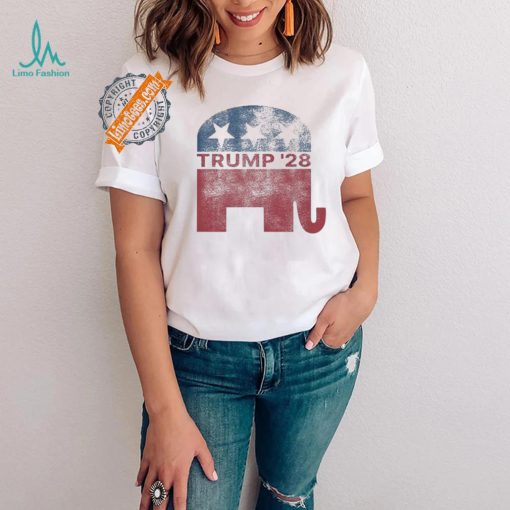 Design Donald Trump 2028 President Pro Trump Vintage Republican Shirt