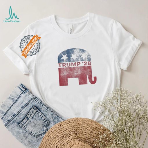 Design Donald Trump 2028 President Pro Trump Vintage Republican Shirt