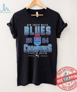 Design State Of Origin New South Wales Blues Champions 2024 T Shirt