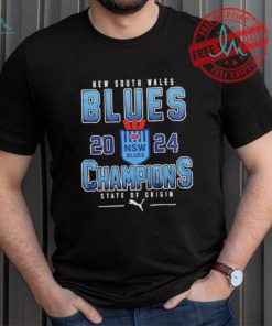 Design State Of Origin New South Wales Blues Champions 2024 T Shirt