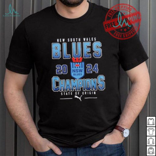 Design State Of Origin New South Wales Blues Champions 2024 T Shirt