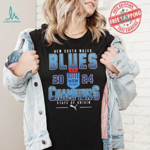 Design State Of Origin New South Wales Blues Champions 2024 T Shirt