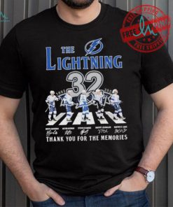 Design Tampa Bay Lightning 32 Years Signature Thank You For The Memories T Shirt