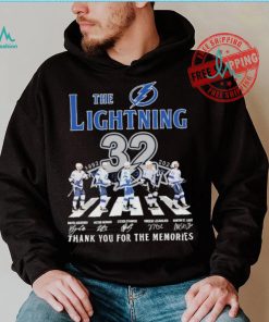 Design Tampa Bay Lightning 32 Years Signature Thank You For The Memories T Shirt