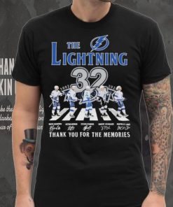 Design Tampa Bay Lightning 32 Years Signature Thank You For The Memories T Shirt