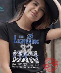 Design Tampa Bay Lightning 32 Years Signature Thank You For The Memories T Shirt