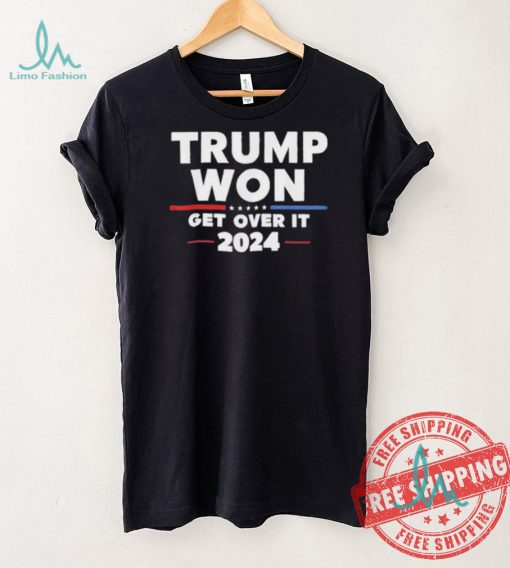 Design Trump Won Get Over It Patriotic Protrump Antibiden Funny T Shirt