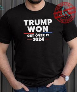 Design Trump Won Get Over It Patriotic Protrump Antibiden Funny T Shirt