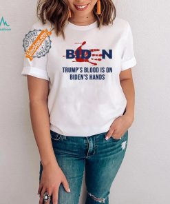 Design TrumpS Blood On BidenS Hands T Shirt
