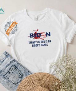 Design TrumpS Blood On BidenS Hands T Shirt