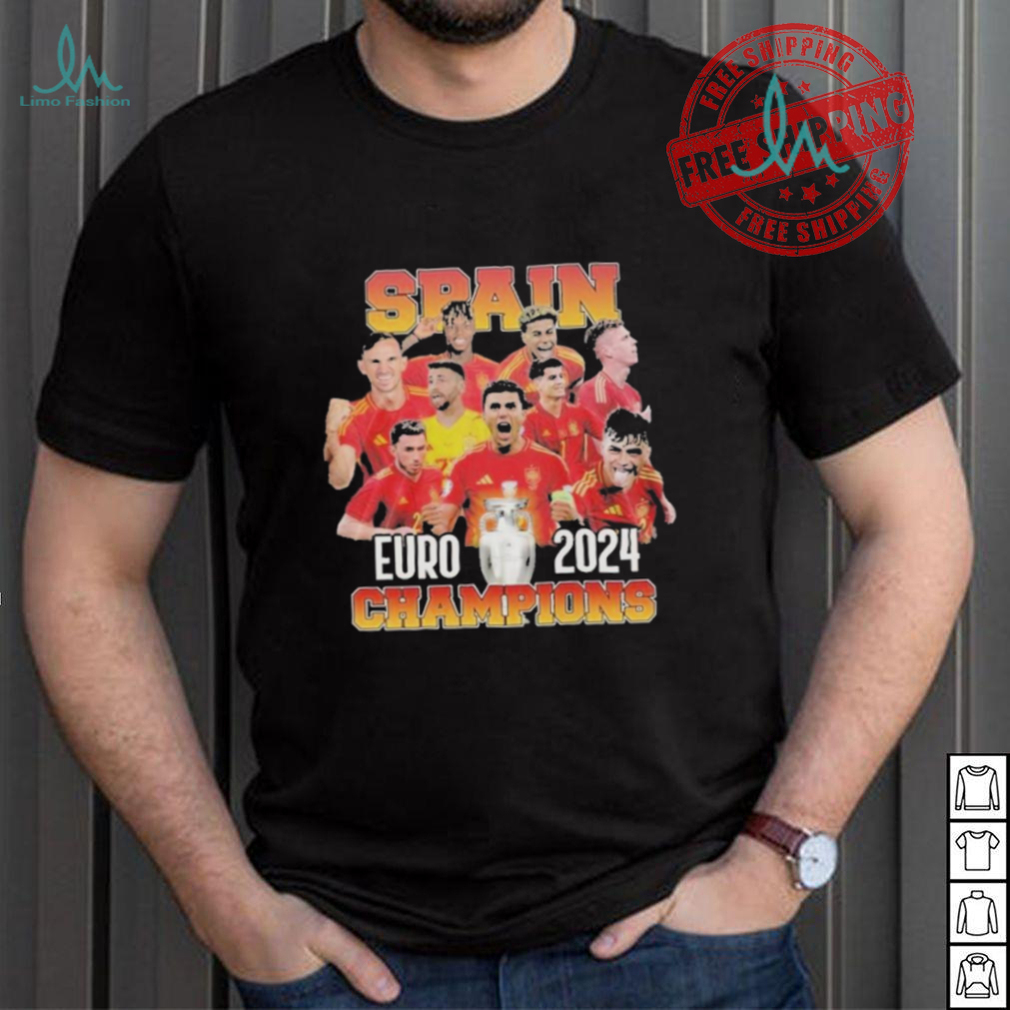 Design UEFA Euro Champions Spain Team Football 2024 T Shirt Design UEFA Euro Champions Spain Team Football 2024 T Shirt