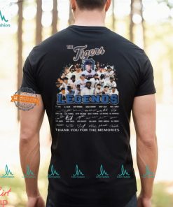 Detroit Tigers Legends Thank You For The Memories Unisex T Shirt