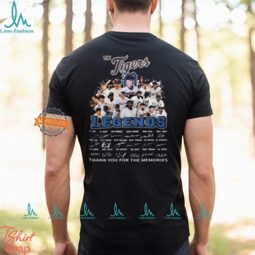 Detroit Tigers Legends Thank You For The Memories Unisex T Shirt