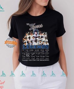 Detroit Tigers Legends Thank You For The Memories Unisex T Shirt