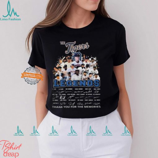 Detroit Tigers Legends Thank You For The Memories Unisex T Shirt