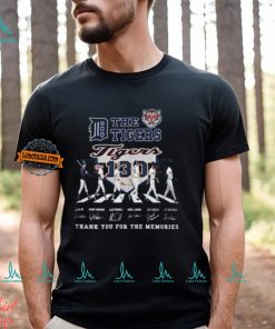 Detroit Tigers Signature Thank You For The Memories Unisex T Shirt