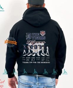 Detroit Tigers Signature Thank You For The Memories Unisex T Shirt