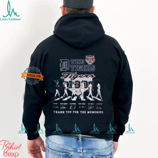Detroit Tigers Signature Thank You For The Memories Unisex T Shirt