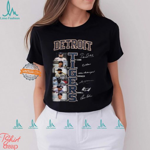 Detroit Tigers Team Signature 2024 Unisex T Shirt