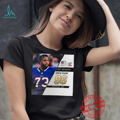 Dion Dawkins Rank 96 The NFL Top 100 Players Of 2024 T Shirt