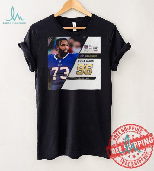 Dion Dawkins Rank 96 The NFL Top 100 Players Of 2024 T Shirt