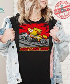 Dirtrackr Push It Real Good Sprint Car T shirt