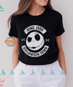 Disney Nightmare Before Christmas Jack Crest Front Print T Shirt