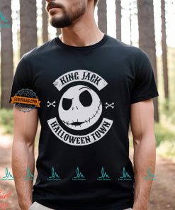 Disney Nightmare Before Christmas Jack Crest Front Print T Shirt