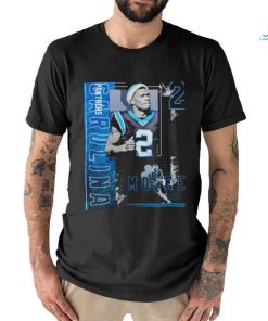 Dj moore football paper poster panthers 2 shirt