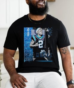 Dj moore football paper poster panthers 2 shirt