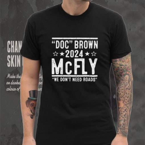 Doc Brown Marty Mcfly 2024 Election Shirt