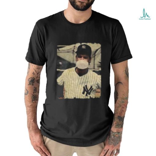 Don Mattingly (Donnie Baseball) in New York Yankees Crewneck shirt