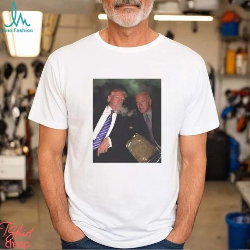 Donald Trump Smoking And Joe Biden Shirt