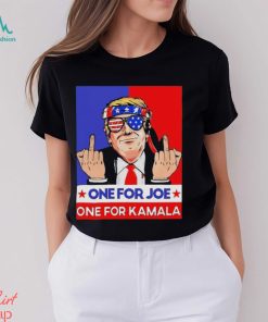 Donald Trump fck one for Joe one for Kamala 2024 shirt