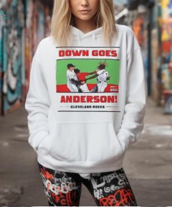 Down Goes Anderson Jose Ramirez Vs Tim Anderson Cleveland Guardians Shirt, hoodie, sweater, long sleeve and tank top Down Goes Anderson Jose Ramirez Vs Tim Anderson Cleveland Guardians Shirt