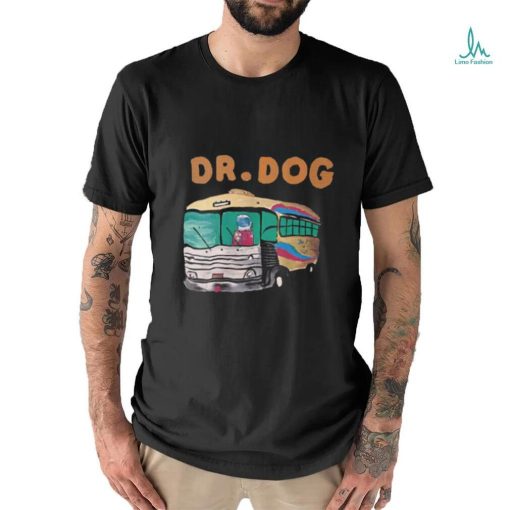 Dr Dog Merch Space Bus Tee Shirt