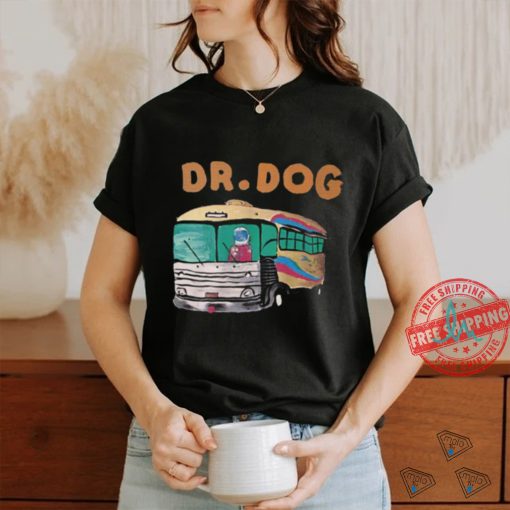 Dr Dog Merch Space Bus Tee Shirt
