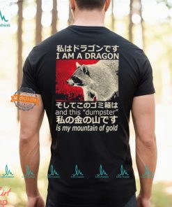 Dragon Raccoon Japanese T Shirt